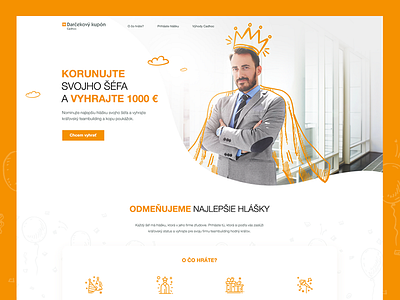 Hlaska hodna krala - Cadhoc microsite cadhoc clean competition gregus invelity king microsite orange shape web