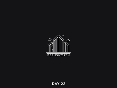 Daily Logo 22/50 - City art branding city clean company dailylogo dailylogochallenge line art logo simple vector