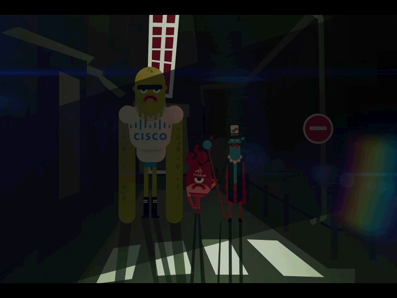 TippingPoint corporate it motion design superhero trailer