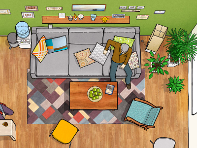 In the teacher's room.