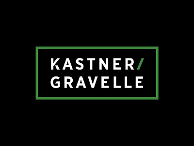 Kastner Gravelle Wordmark contemporary law lawyer logo wordmark