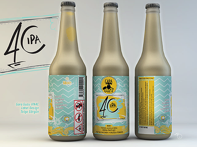 Gara Guzu Ipa4c Label Design ale garaguzu ipa4c label design tolgagorgun turkish ale