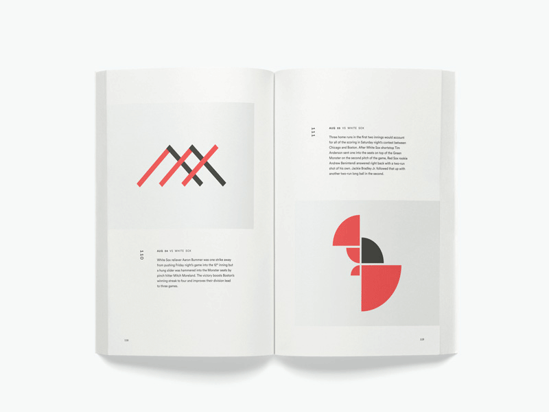 Game No. 111 baseball book data data visualization data viz infographic minimal minimalism simple sports