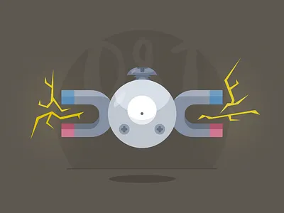 081 Magnemite 100days illustration nerd pokemon sketch