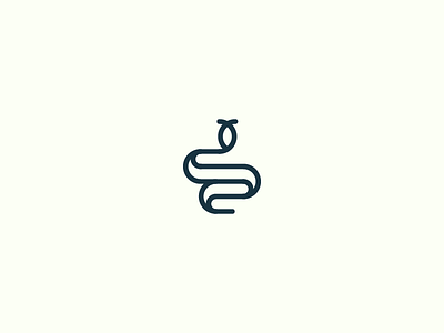 Snake animal brand design logo reptile snake symbol