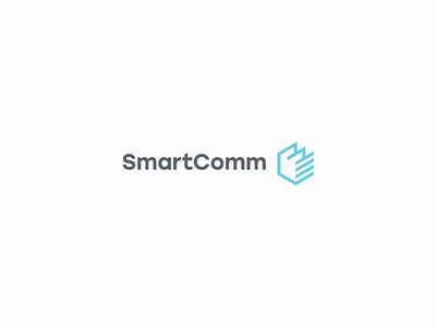 SmartComm brand company design development logo management smart