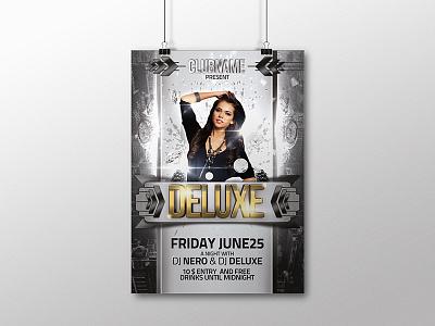 Deluxe Party Free Flyer free free flyer party flyer silver design
