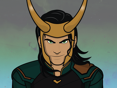 Loki avengers fan art illustration loki marvel thor thor ragnarok