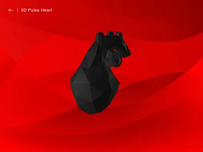 [Experiment] 3D Pulse Heart 3d experiment js threejs