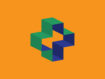 Plus Sign 3d geometry icon illustration logo mark plus plus sign shapes symbol