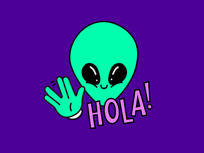 Alien alien happy hi smile spock