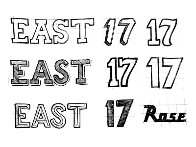 NBA AS17 Charlotte all star basketball charlotte conference east eastern logo nba process sketch sports western