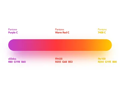 Color palette color colors flashy fluid gradient light palette