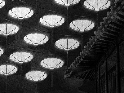 Vietnam by night . and asia black lanterns night pattern poetic roof vietnam white