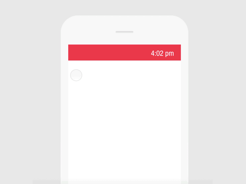 Quick Access Dropdown animation dropdown flat time