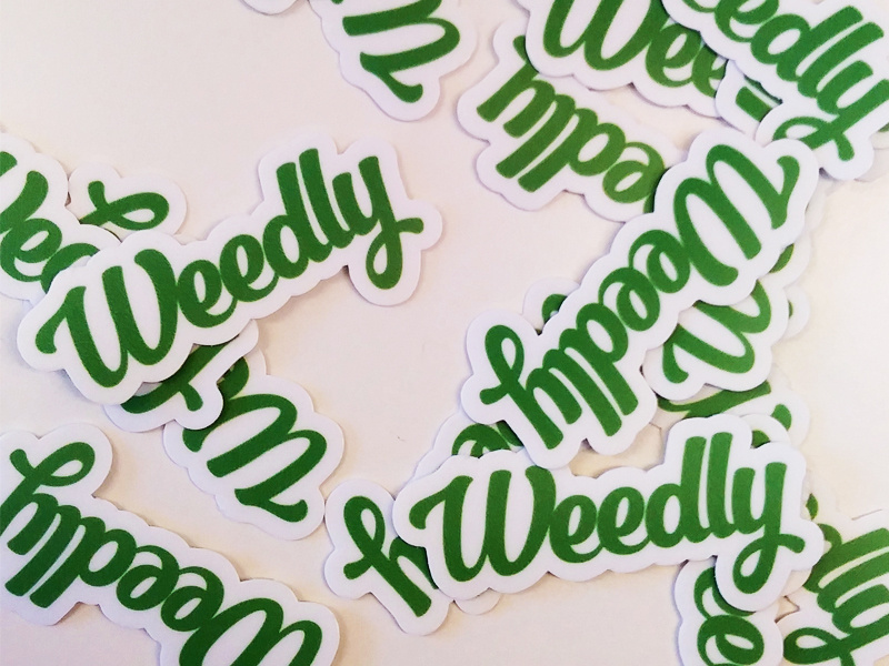 Example of Weedly Sticker