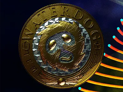 TIME IS A FLAT CIRCLE 3d binary c4d coin cosmic hyperspace nosce octane sloth temet waterdog zen