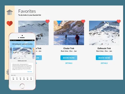 For trek lovers favourites himalayas infocard ios ipad iphone trekking app