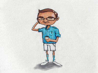 Coffe Man character design