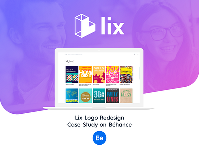 Lix - Case Study behance books branding casestudy educate identity l letter lettering lix logo portfolio