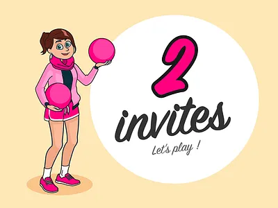 2 invites dribbble dribbble invitation invite invites player