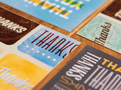 Portfolio Updating! pt II appreciation portfolio postcards retro texture thank thanks vintage you