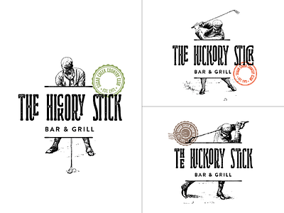 The Hickory Stick identity logotype