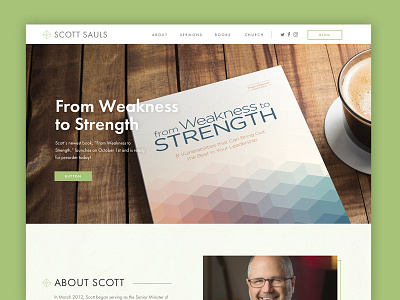 Scott Sauls Website Design christianity pyxl religion tennessee webdesign website