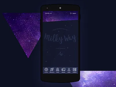 Atelerix Milkyway mobile project management ui ux