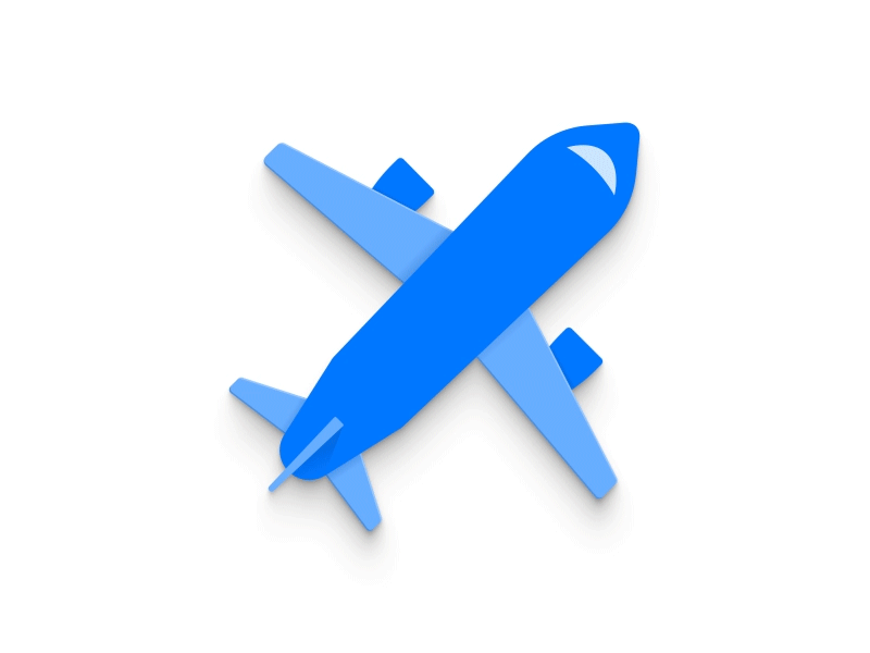 Plane after effects airplane blue bounce gif loop lottie motion graphics plane travel