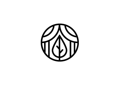 Woodeville Logo2 brand identity gold logo pazzle theater tree ville wood