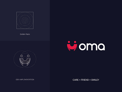 Oma Logo care friends icon logo oma logo smiley