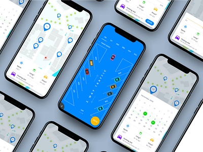 UI/UX Case: My Car parking app car daytime interface iphone johnyvino nighttime on demand parking ui valet