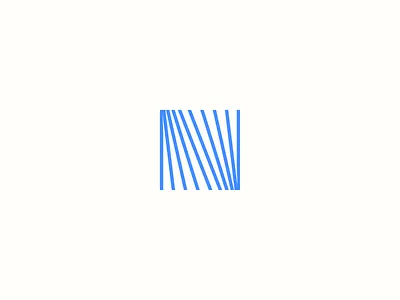 N blue book logo mark monogram n paper writing