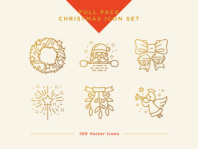 Christmas Icons Set christmas christmas icon icon set santa claus santa icon ui ux vector