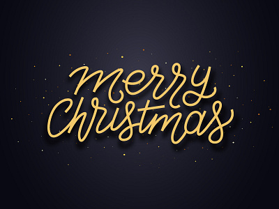 ❄️ Merry Christmas. Greeting card design background banner calligraphy card christmas design greeting lettering merry typography vintage