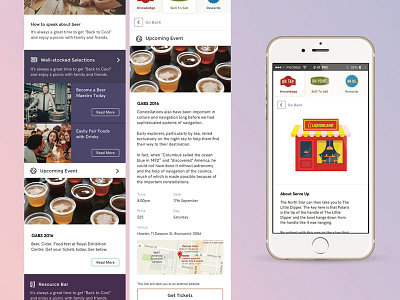 Serve Up educationtool online responsive smartconsumption webapp