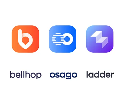 Approved app logos / logo / icons app b monogram letter brand energy dynamic car motion fast drive cab o l fitness ladder lettering negative minimalistic location shadow oo map local lettering moving icon ride service repair auto services icon mark space