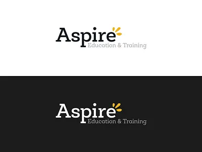 Aspire Logo branding business clean company logo simple
