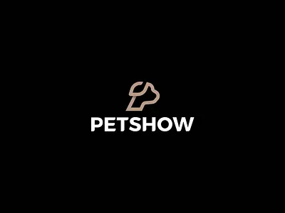 PETSHOW dog logo pet symbol