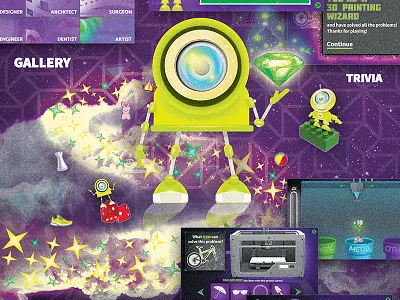 game-poster art direction hyperreality kids print surrealism