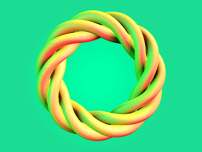 Twisted 3d abstract cinema4d design render twist wrap