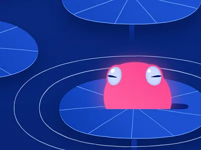 #IllustrationFriday 2d after effects animade animate cc animation croak frog gif photoshop short film