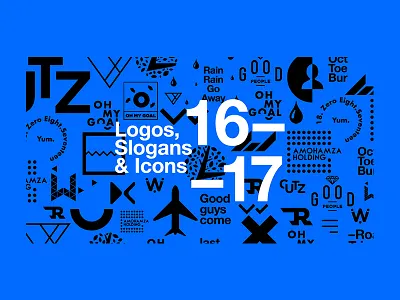 Logos, Slogans & Icons 2016-17 brand branding collection identity logo logos