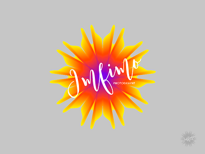 Imfimo Logo Design design imfimo logo orange photography purple studio