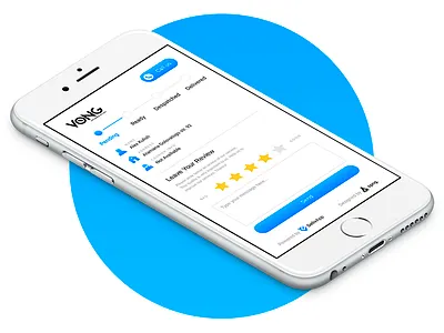 DelivApp blue delivery icons mobile pictogram service ui