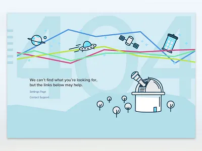 404 Page 404 illustration magento bi magento ux observatory satellite space spaceship tardis timelord