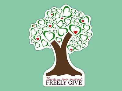 Freely Give dribblegivingplayoff give giving giving tree lighttheworld stickermule