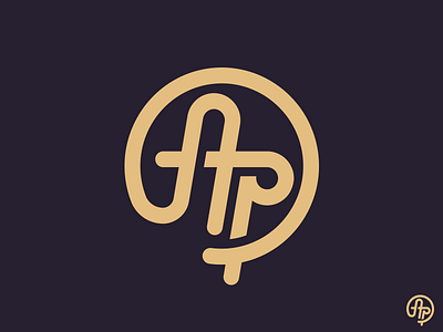 AP monogram. ap circle escu alex geometric grid logo logotype mark minimalism monogram symbol
