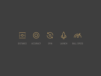 MyGolfSpy Icons design golf icons symbols
